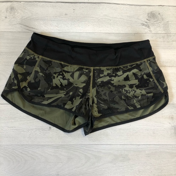 Lululemon Speed Short Sz 10 VEUC‎ Pop Cut Fatigue - Picture 2 of 9